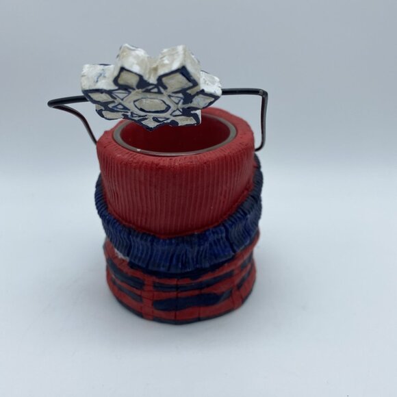 Set Of 3 Snowman Votive Candle Holders Christmas Winter Holiday Snowmen - Picture 11 of 16